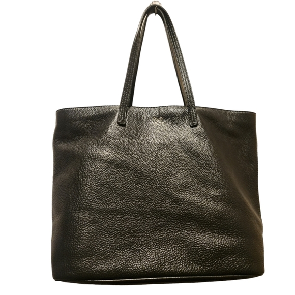 Johnny Was Tippi Tote Black Pebbled Leather - Picture 1 of 11